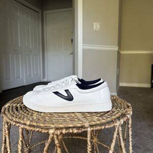 Tretorn Womens NYLITE PLUS CANVAS NAVY BLUE/WHITE Sneaker US Sz 9 NWOT